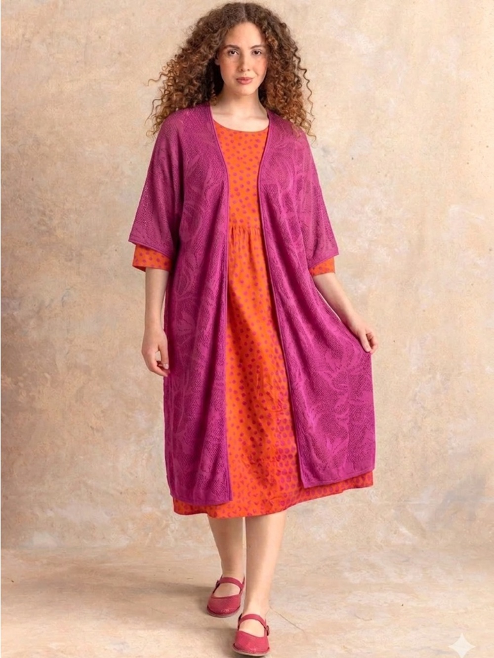 Gundrun Sjoden organic cotton eyelet duster